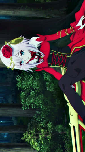 Takt Op Destiny Sits Against Forest Wallpaper