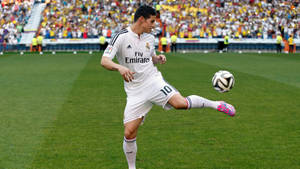 Talented Soccer Star James Rodriguez Wallpaper