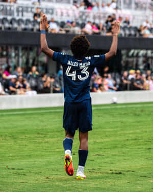 Talles Magno No. 43 Soccer Player Wallpaper