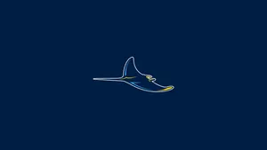 Tampa Bay Rays Blue Manta Ray Wallpaper