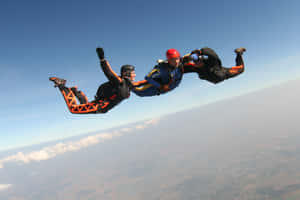 Tandem Jumping Skydiving Wallpaper