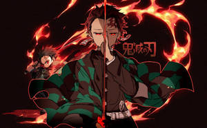 Tanjiro Kamado - The Unrelenting Demon Slayer Wallpaper