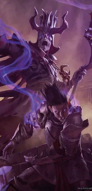 Tap And Summon Your Inner Hero With The Dungeons & Dragons Phone Wallpaper