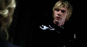 Tate Langdon Leather Suit Wallpaper