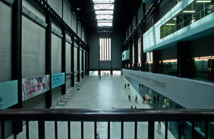 Tate Modern Turbine Hall Railing Wallpaper