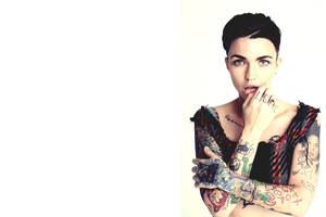 Tattooed Ruby Rose Wallpaper