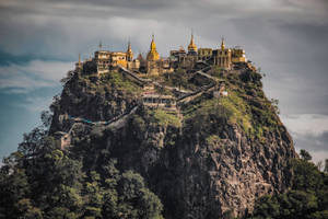 Taung Kalat Myanmar Wallpaper