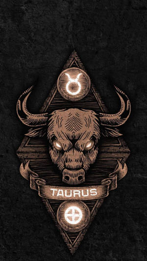 Taurus Aesthetic Computer Desktop Wallpaper