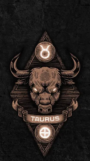 Taurus Wooden Diamond Wallpaper