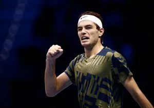 Taylor Fritz Looking Determined Wallpaper