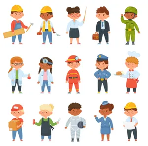 Teacher Work Professions Vector Art Wallpaper