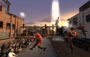 Team Fortress 2 Concert Blowout Wallpaper