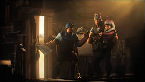 Team Fortress 2 Monster Corporation Wallpaper