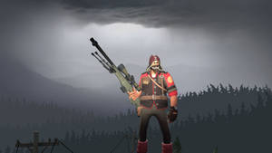 Team Fortress 2 Sniper Poster Wallpaper