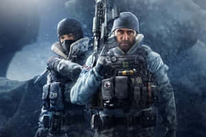 Team Strategy In Action In Tom Clancy's Rainbow Six Siege Wallpaper