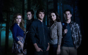 Teen Wolf Television Series Main Characters Wallpaper