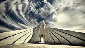 Tehran Cloudy Sky Wallpaper