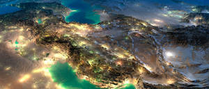 Tehran Satellite View Wallpaper