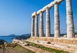 Temple Of Poseidon Hd Wallpaper