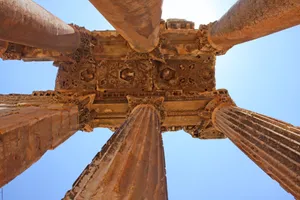 Temple Of Poseidon Low Angle Wallpaper