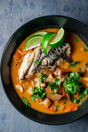 Tempting Fish Head Curry - A South-east Asian Delicacy Wallpaper