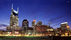 Tennessee Nashville Skyline Wallpaper