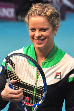 Tennis Game Star Kim Clijsters Wallpaper