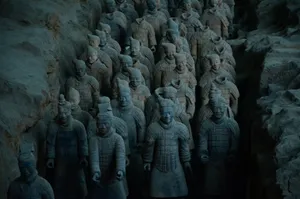 Terracotta Warriors Night Museum China Wallpaper