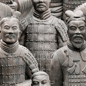 Terracotta Warriors Sculptures Details Museum Wallpaper