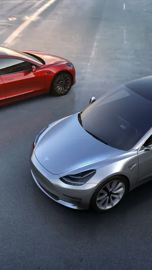 Tesla Model Cars Iphone Wallpaper