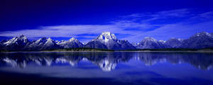 Teton Range In America For Monitor Wallpaper