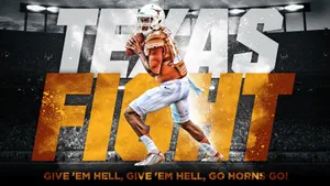 Texas Fight Poster Wallpaper