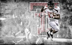Texas Football Jumping Up Wallpaper