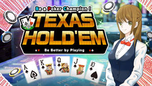 Texas Hold'em Anime Game Wallpaper