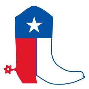 Texas Pride - Illustrated Boot With The Flag Of Texas Wallpaper