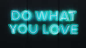 Text Background Neon Wallpaper