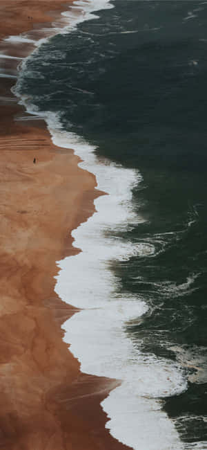Textured Plaid Pattern In Brown And White Wallpaper