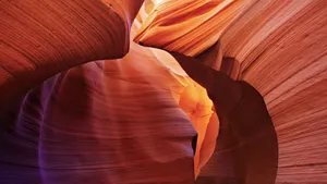 Textured Red Rock Formation Wallpaper