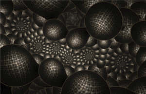 Textured Spheres Cool Optical Illusions Wallpaper