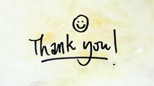 Thanks For Watching With A Smiley Wallpaper
