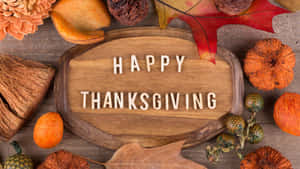 Thanksgiving Greetings Desktop Wallpaper