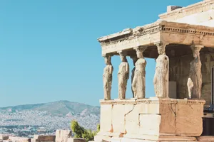 The Acropolis Viewed From The Erechtheion Wallpaper