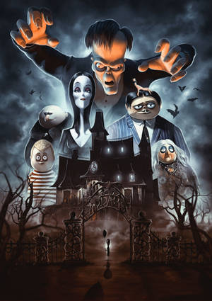 The Addams Family 2 Haunted House Wallpaper