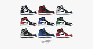 The Air Jordan 1 Retro High Og 'university Blue' Wallpaper