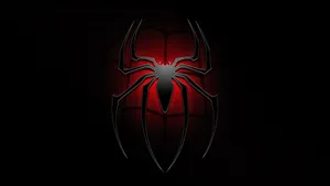 The Amazing Spider - Man Logo On A Black Background Wallpaper