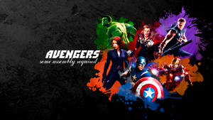 The Avengers Assemble On The Battlefield Wallpaper