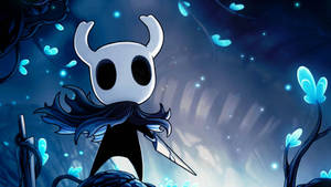 The Azure Abyss Of The Hollow Knight Wallpaper