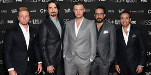 The Backstreet Boys Performing At The Miss Usa Pageant Wallpaper