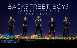 The Backstreet Boys Taking The Stage In Las Vegas. Wallpaper