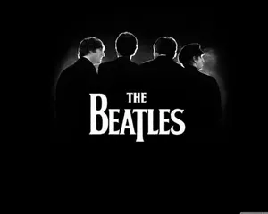The Beatles - Classic Band Logo Wallpaper